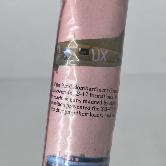 Vintage 1980s B-17 Fighter Jet  Plane Poster John Young Aviation Artist SEALED - Picture 4 of 10